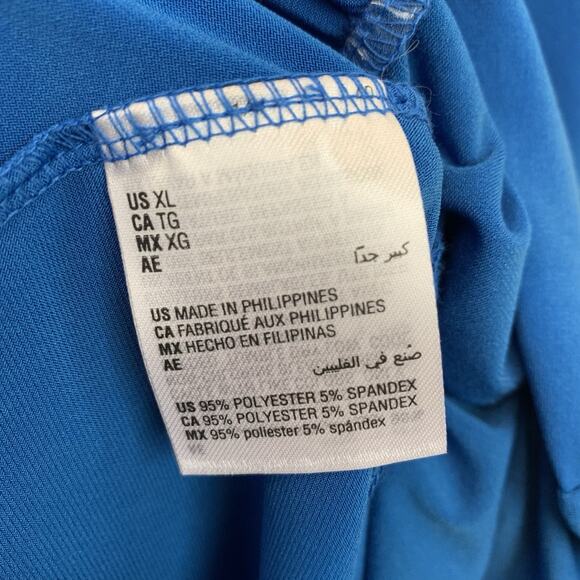 INC International Concepts Blue V-Neck Wrap Top XL NWT - Picture 5 of 6